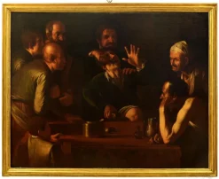 Pamono The Tooth-Puller (Il Cavadenti) - Oil on Canvas by Follower of Caravaggio Late 17th Century> Old Masters