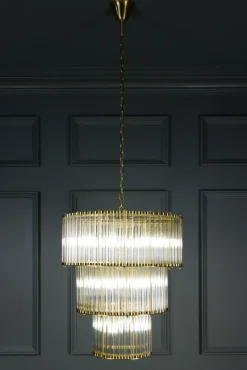 Pamono The Triple Monza Chandelier from Pure White Lines