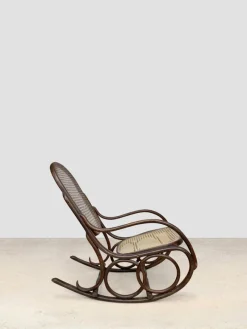 Hot Pamono Thonet Rocking Armchair by Michael Thonet for Thonet