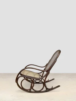 Hot Pamono Thonet Rocking Armchair by Michael Thonet for Thonet