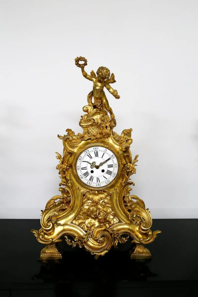 Pamono Three-Piece Clock by Samuel Marti, Set of 3> Clocks