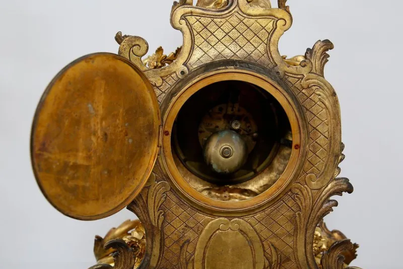 Pamono Three-Piece Clock by Samuel Marti, Set of 3> Clocks