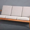 Outlet Pamono Three-Seater Paper Knife Sofa by Kai Kristiansen for Magnus Olesen, 1960s