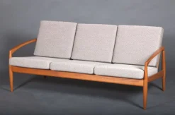 Outlet Pamono Three-Seater Paper Knife Sofa by Kai Kristiansen for Magnus Olesen, 1960s