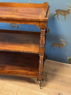 Pamono Three-Tiered Shelf in Mahogany> Shelves & Wall Units