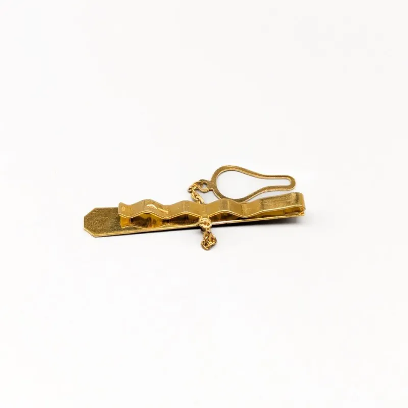 Pamono Tie Pin in Tricolor Gold> Brooches