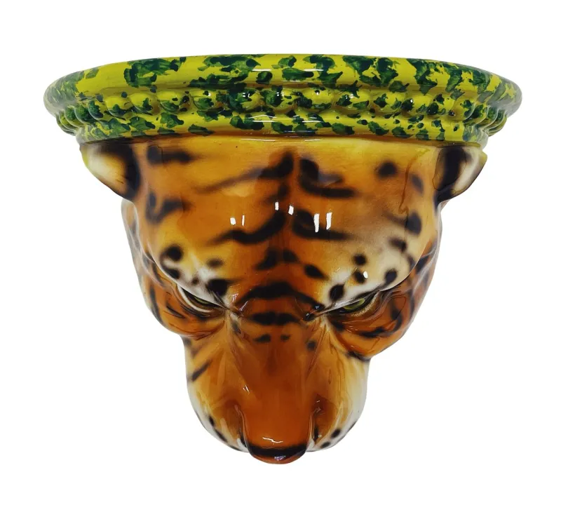 Pamono Tiger Ceramic Wall Shelf by Ceramiche Boxer> Wall Decor|Wall Decor