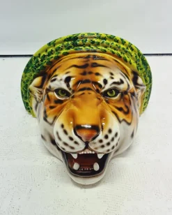 Pamono Tiger Ceramic Wall Shelf by Ceramiche Boxer><noscript><img width=