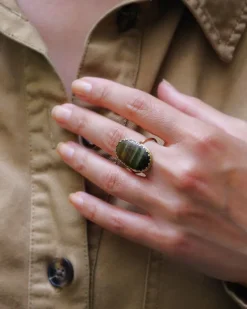 Discount Pamono Tiger's Eye Swivel Ring