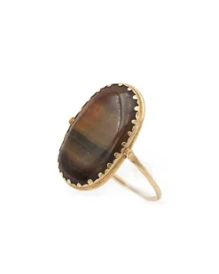 Discount Pamono Tiger's Eye Swivel Ring
