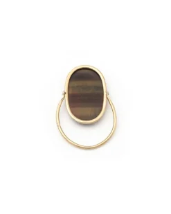 Discount Pamono Tiger's Eye Swivel Ring
