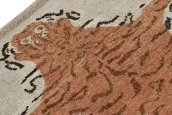Pamono Tiger-Skin Rug in Beige from R&K Principal Jahanshah Nazmiyal><noscript><img width=
