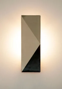 Best Pamono Tile Green and Black Ceramic Decorative Wall Lamp by Violaine d'Harcourt