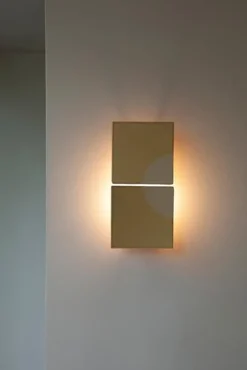 Online Pamono Tiles Moon Yellow Ceramic Decorative Wall Lamp by Violaine d'Harcourt