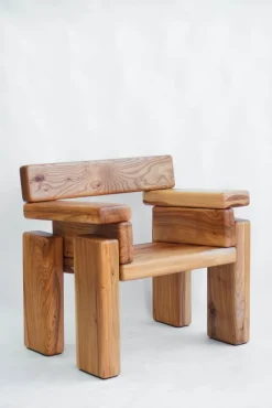 Pamono Timber Armchair by Onno Adriaanse><noscript><img width=