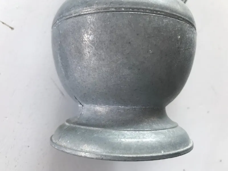Sale Pamono Tin Jug with a Lid Decorated with Acorns, 1890s
