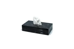 Discount Pamono Tissue Box Cover in Black Marble