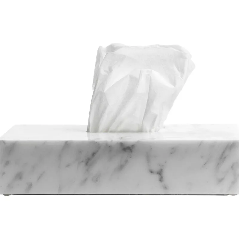 Discount Pamono Tissue Box Cover in Black Marble