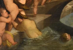 Best Pamono Tiziano Vecellio, Ponte Dei Pugni, 1600, Oil on Canvas, Framed