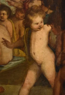 Best Pamono Tiziano Vecellio, Ponte Dei Pugni, 1600, Oil on Canvas, Framed