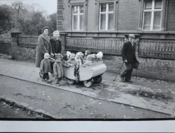 Pamono Toddlers' Excursion in a Handcart Postwar, 1950s> Photography
