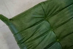 Best Pamono Togo Chaise Lounge in Greenleather attributed to Michel Ducaroy for Ligne Roset, 1974