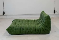 Best Pamono Togo Chaise Lounge in Greenleather attributed to Michel Ducaroy for Ligne Roset, 1974