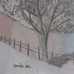 Pamono Tomàs Bel, Catalan Landscape, Mid-20th Century, Original Mixed Media><noscript><img width=