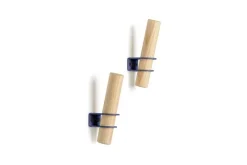 Pamono Torch Hooks by Tore Bleuzé for Emko, Set of 2> Racks, Hooks & Valets