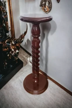 Pamono Tortile Spiral Wooden Column, 1950s