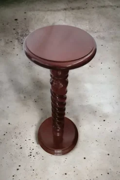 Pamono Tortile Spiral Wooden Column, 1950s