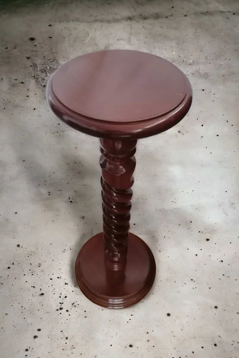 Pamono Tortile Spiral Wooden Column, 1950s