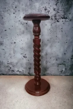 Pamono Tortile Spiral Wooden Column, 1950s