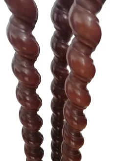 Pamono Tortile Spiral Wooden Column, 1950s><noscript><img width=
