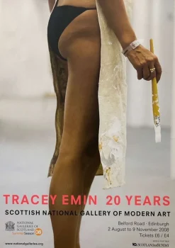 Pamono Tracey Emin 20-Year Retrospective Lithographic Poster, Scottish National Gallery of Modern Art, 2008> Posters