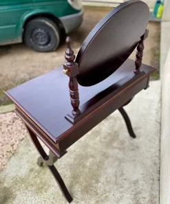 Pamono Traditional Style Wood Dressing Table with Two Drawers, 1960s><noscript><img width=
