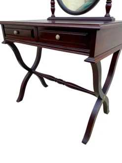 Pamono Traditional Style Wood Dressing Table with Two Drawers, 1960s><noscript><img width=