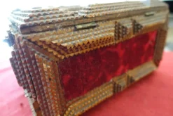 Pamono Tramp Art Wedding Box, 1920s><noscript><img width=