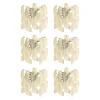 Pamono Transparent Ricci Murano Glass Wall Sconces by Simoeng, Set of 6> Wall Lights & Sconces|Wall Lights & Sconces