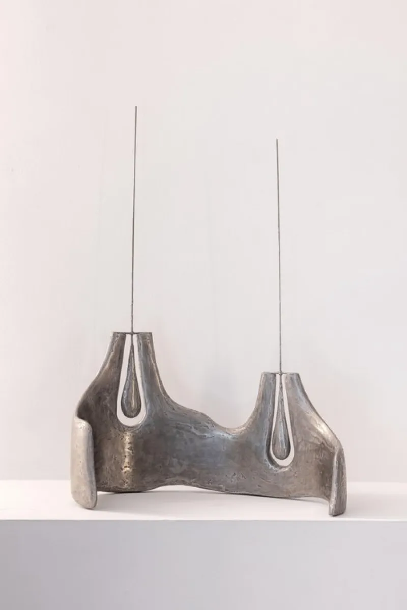 Pamono Transparent Silence Kinetic Sculpture in Metal Resin and Plaster by Atelier Ellery> Sculpture
