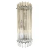 Pamono Trasparent Triedro Murano Glass Wall Sconce by Simoeng