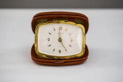 Pamono Travel Alarm Clock from Europa, 1950s> Clocks