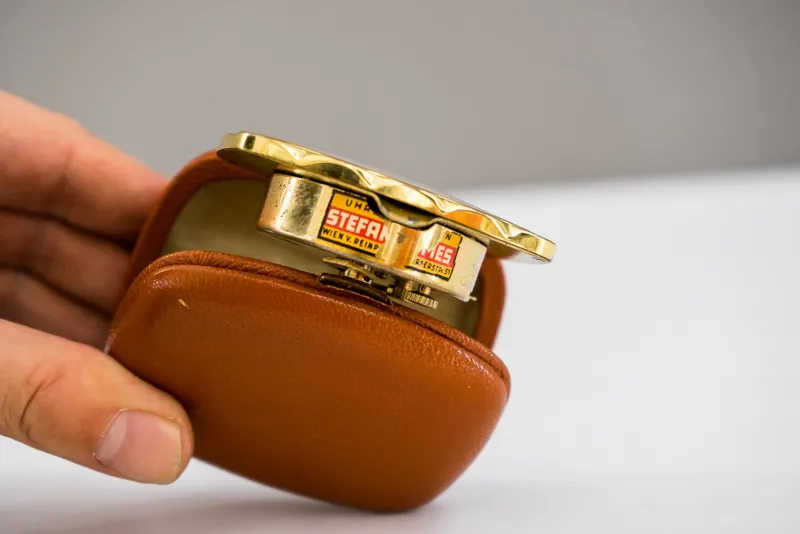 Pamono Travel Alarm Clock from Europa, 1950s> Clocks