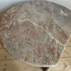 New Pamono Travertine Coffee Table, Denmark, 1960s