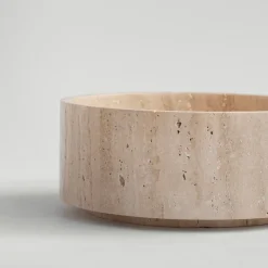 Pamono Travertine Cylinder Bowl from Kiwano Concept> Tabletop|Bowls