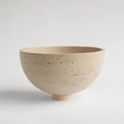 Pamono Travertine Fruit Bowl Centerpiece from Kiwano Concept> Tabletop|Bowls