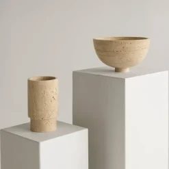 Pamono Travertine Fruit Bowl Centerpiece from Kiwano Concept><noscript><img width=