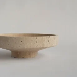 Clearance Pamono Travertine Narrow Bowl from Kiwano Concept