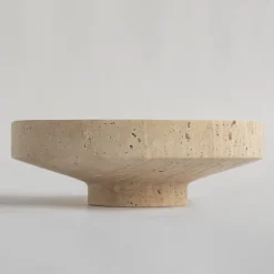 Clearance Pamono Travertine Narrow Bowl from Kiwano Concept