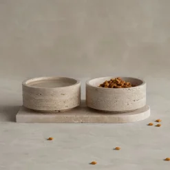 Pamono Travertine Pet Bowl from Kiwano Concept> Tabletop|Bowls